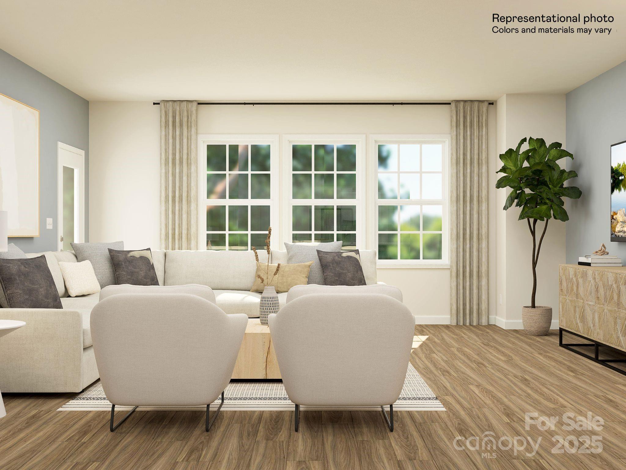 4122 Camden Gln Road Lancaster, SC 29720 - Photo 6 of 26 a living room with furniture and a large window