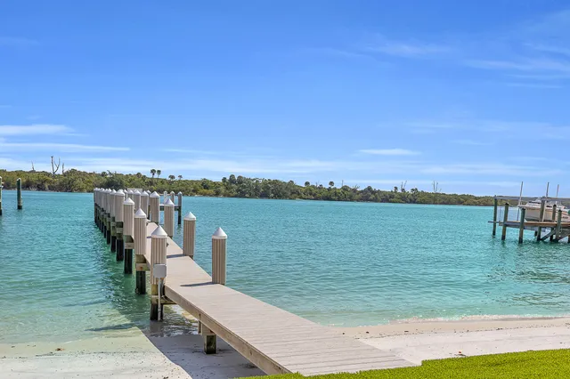 a view of a lake with a outdoor space
