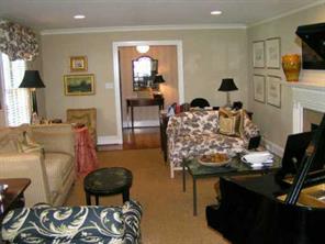 1529 Andover Road Charlotte, NC 28211 - Photo 3 of 8 a living room with furniture and a fireplace
