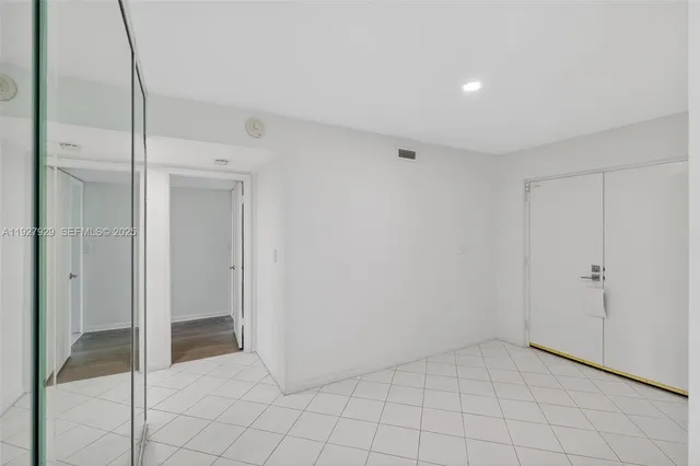 a view of an empty room