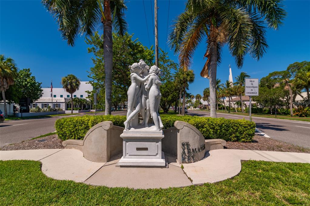 548 Gunwale Lane Longboat Key, FL 34228 - Photo 59 of 62 a view of a house with a yard patio and fire pit