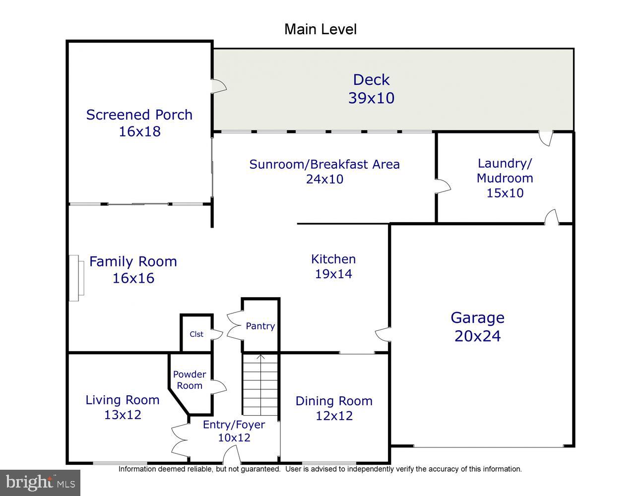 608 Old Love Point Road Stevensville, MD 21666 - Photo 45 of 45 Main floor plan