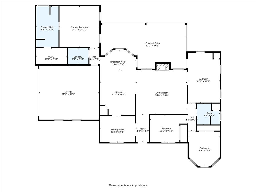 6581 Meadow Ridge Circle Nevada, TX 75173 - Photo 40 of 40 a picture of floor plan