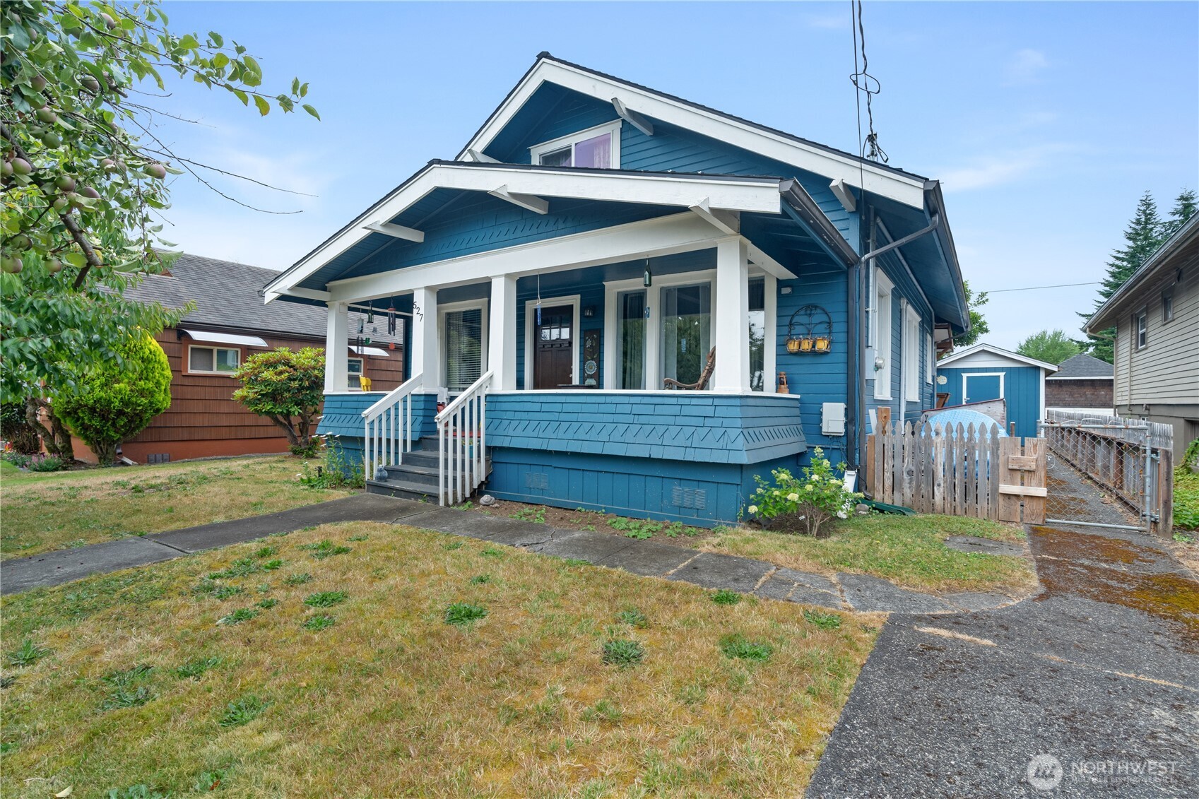 527 South 5th Street Montesano, WA 98563 - Photo 2 of 40 a front view of a house with a yard