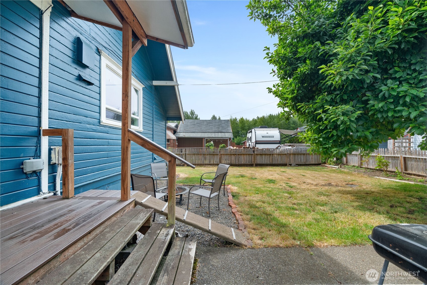 527 South 5th Street Montesano, WA 98563 - Photo 33 of 40 a balcony view with two chairs and a table