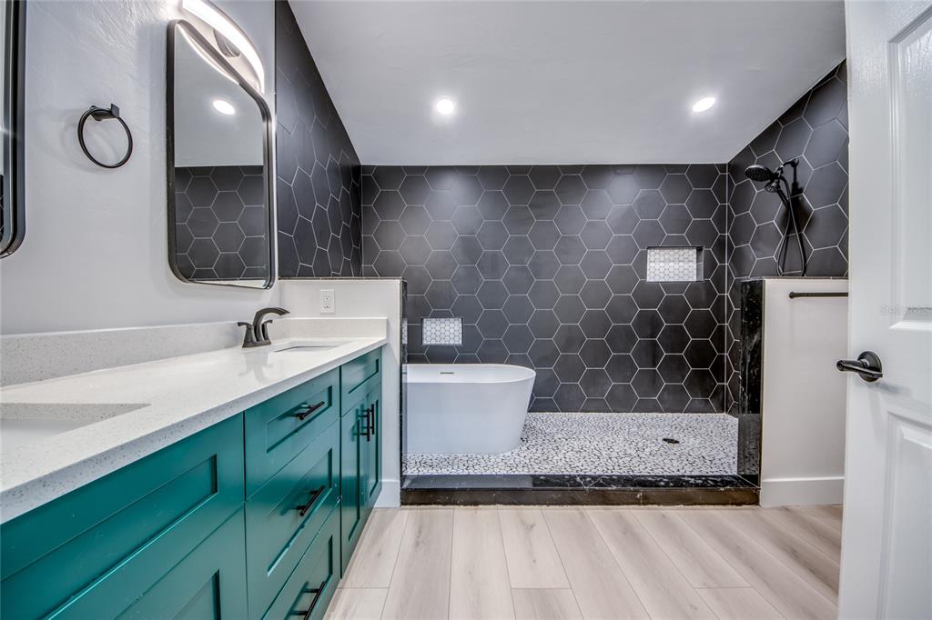 6205 Deer Run Fort Myers, FL 33908 - Photo 28 of 52 a bathroom with a double vanity sink mirror and toilet