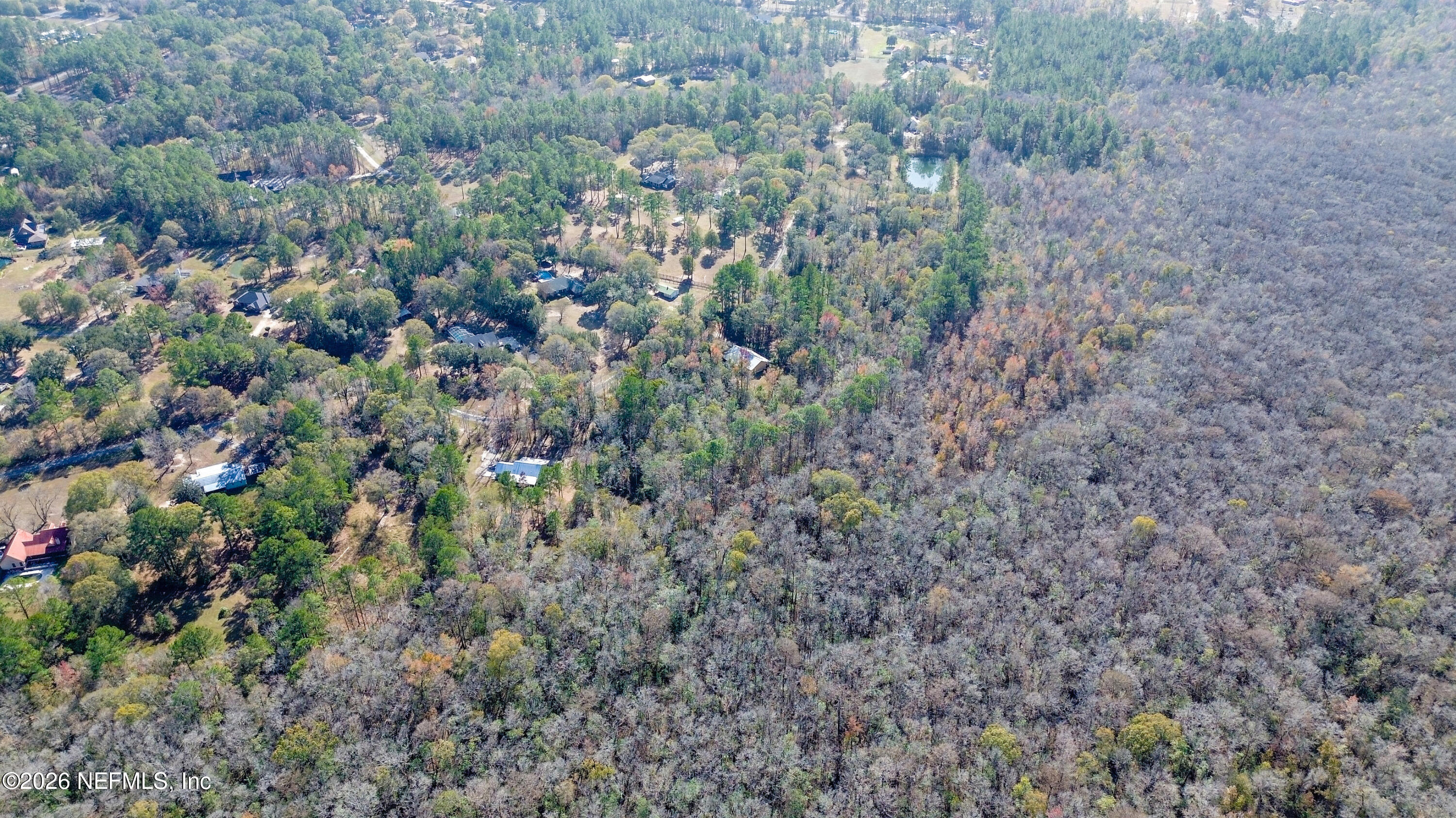 7847 Red Top Road Macclenny, FL 32063 - Photo 9 of 23 a view of a house with a lush green forest