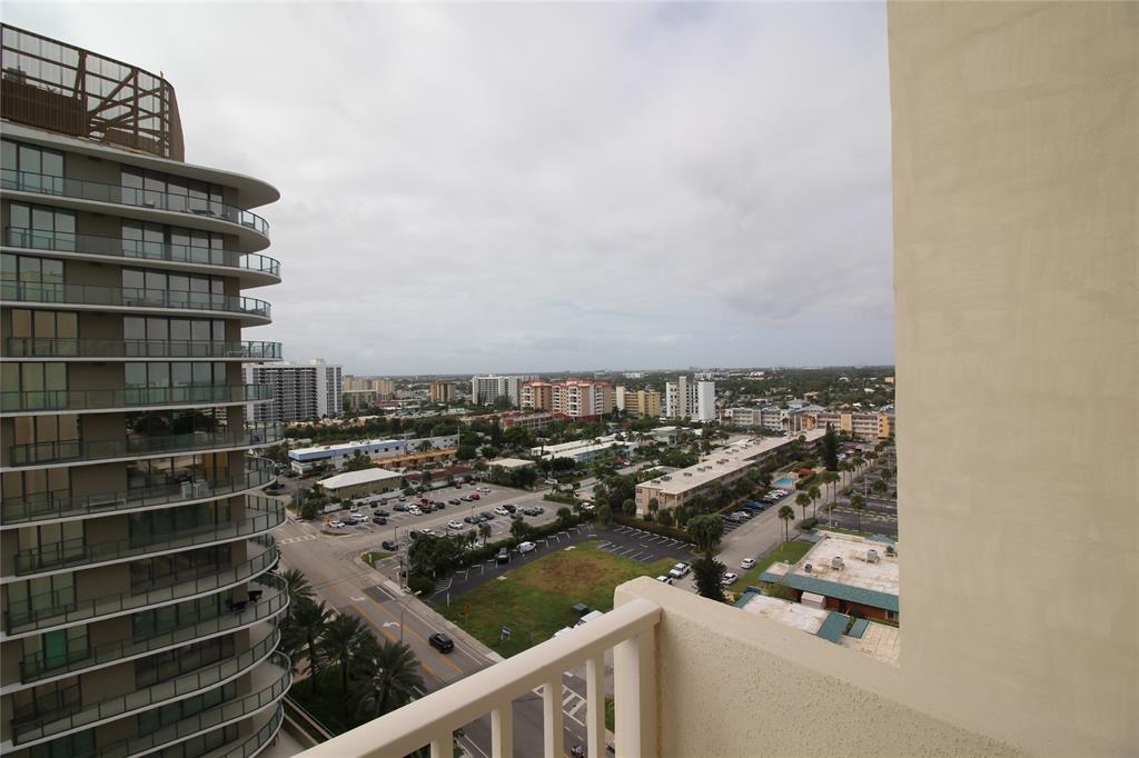 750 North Ocean Boulevard, Unit 1610 Pompano Beach, FL 33062 - Photo 12 of 17 a view of a balcony with city view