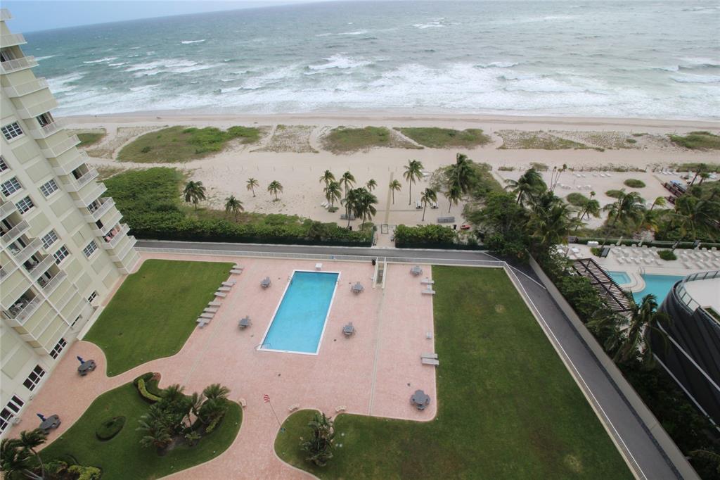 750 North Ocean Boulevard, Unit 1610 Pompano Beach, FL 33062 - Photo 2 of 17 a view of swimming pool with a balcony