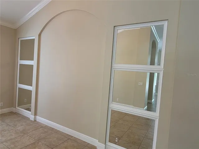 a view of an empty room