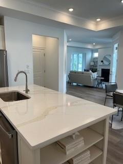 3472 Fishpond Circle Dacula, GA 30019 - Photo 29 of 72 a kitchen with a table and chairs
