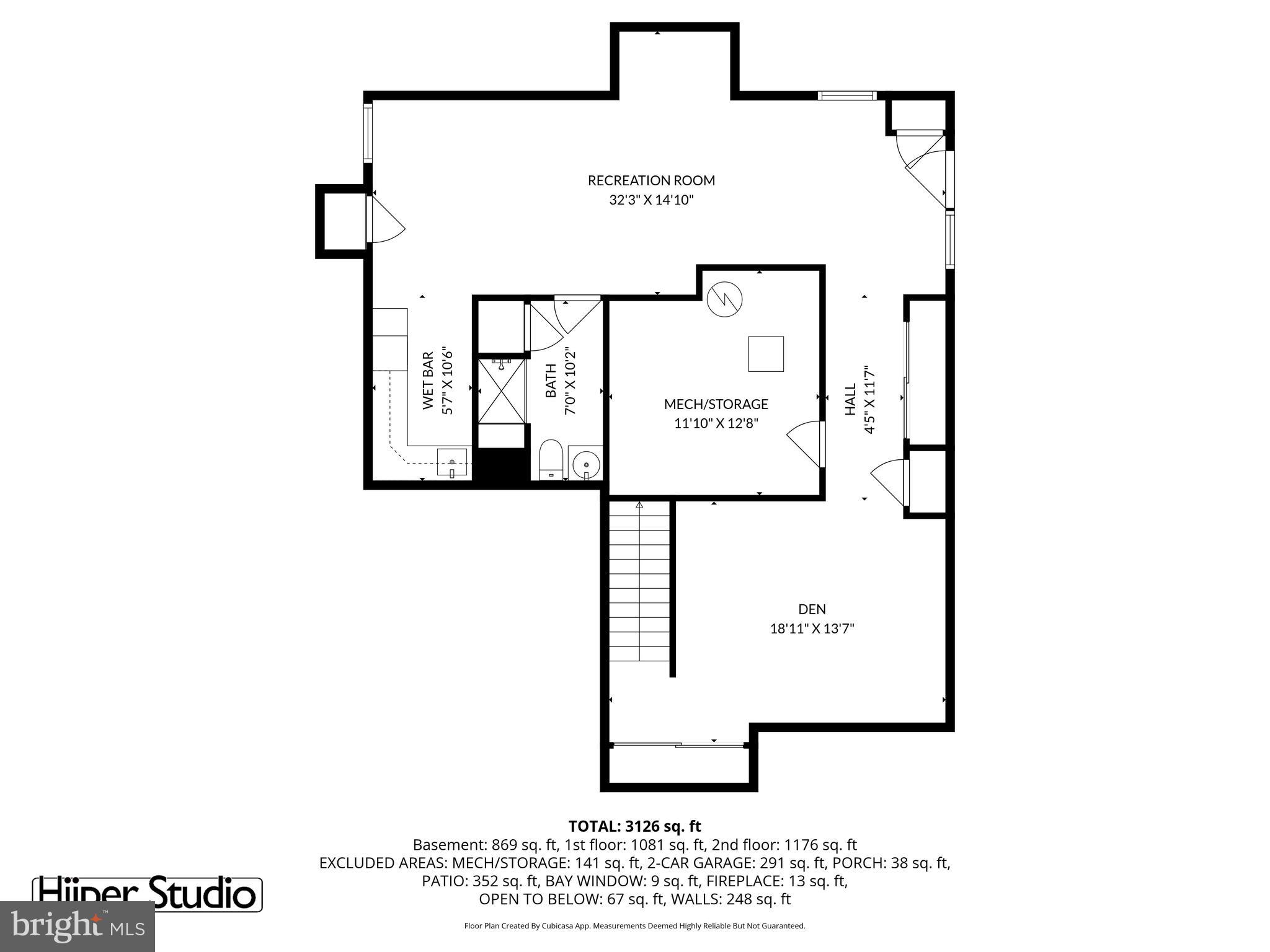 1327 Murray Downs Way Reston, VA 20194 - Photo 69 of 70 Lower-level Floorplan