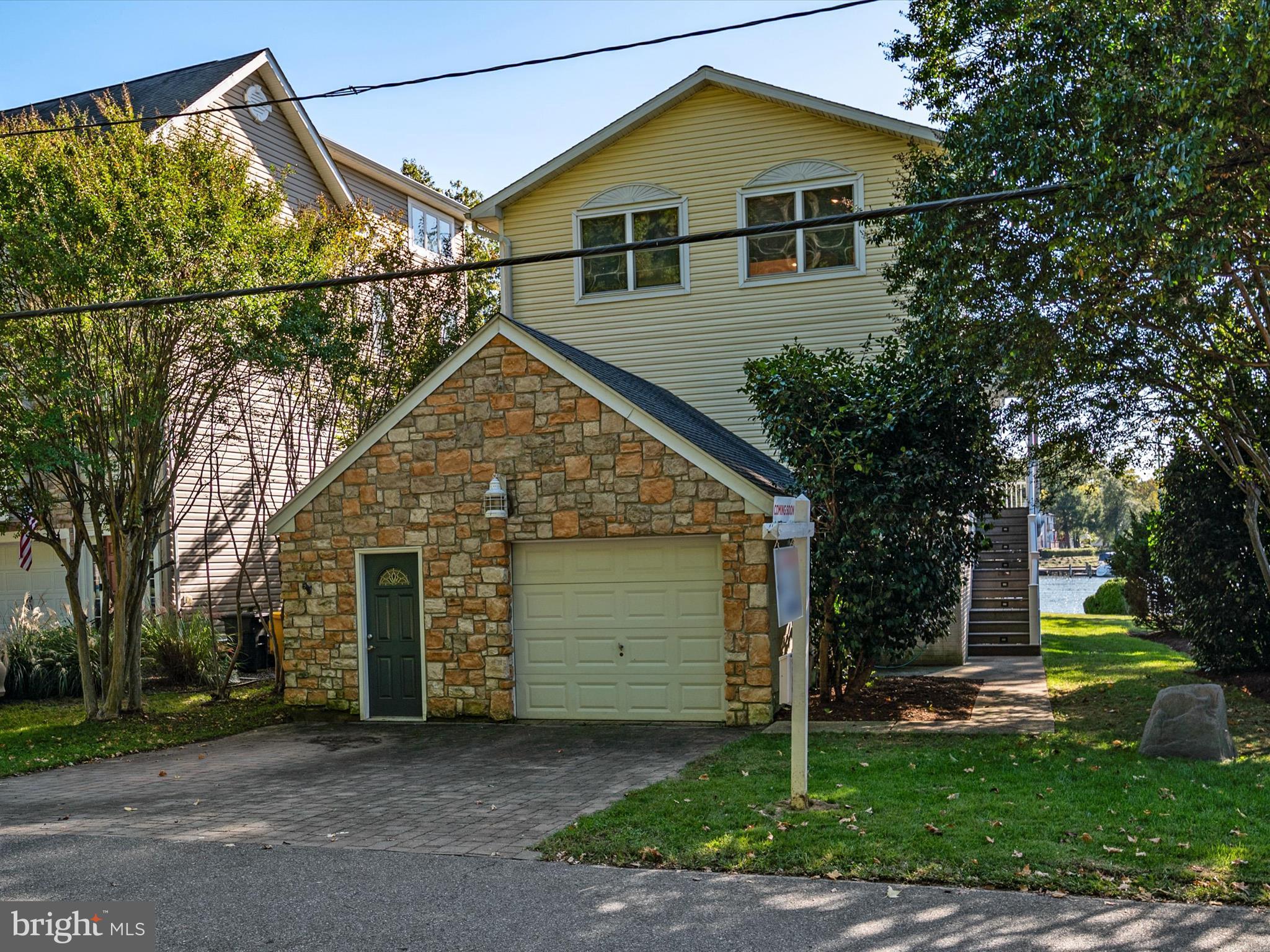 8206 Riverside Drive Pasadena, MD 21122 - Photo 46 of 62 Charming stone facade on garage