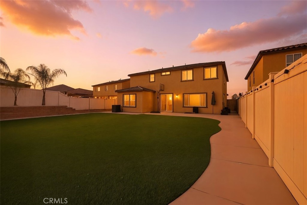 7608 Citrusmoon Court Riverside, CA 92507 - Photo 23 of 25 Twilight view of backyard
