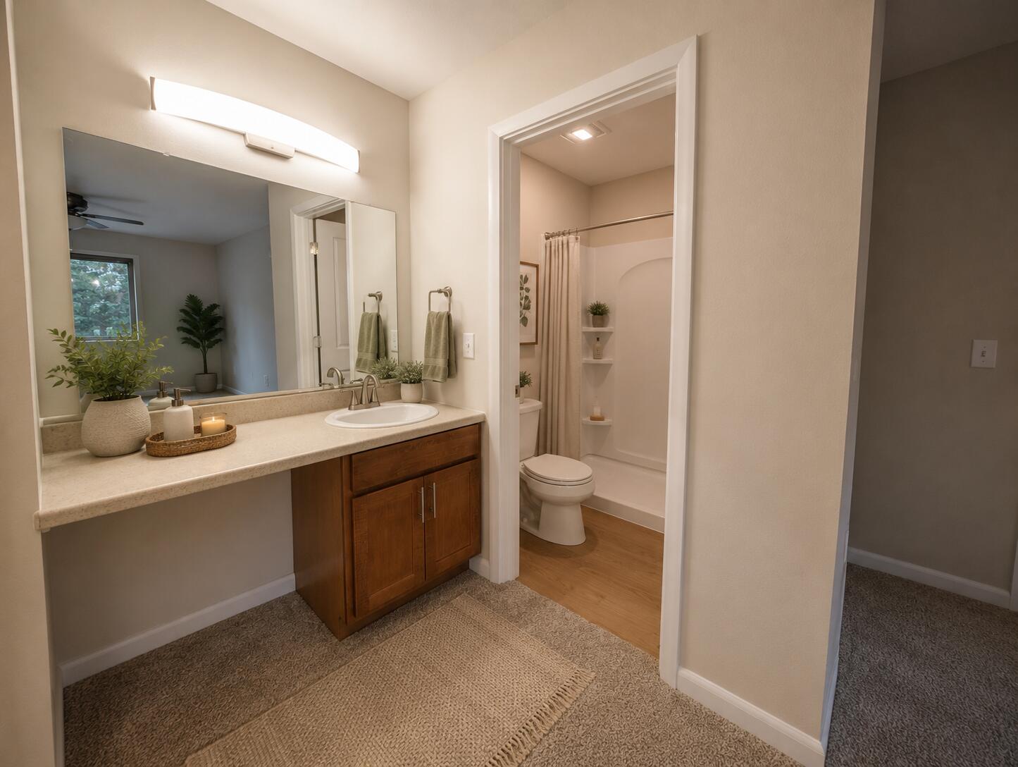 1011 South 2nd Street, Unit 11 Delavan, WI 53115 - Photo 14 of 25 Primary Bathroom Virtually Staged