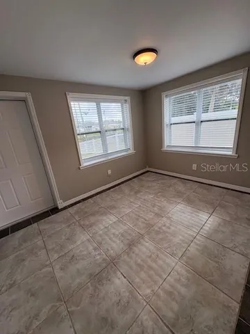 a view of a garden with a lake