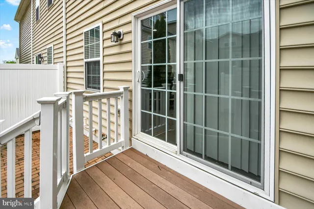 a view of front door