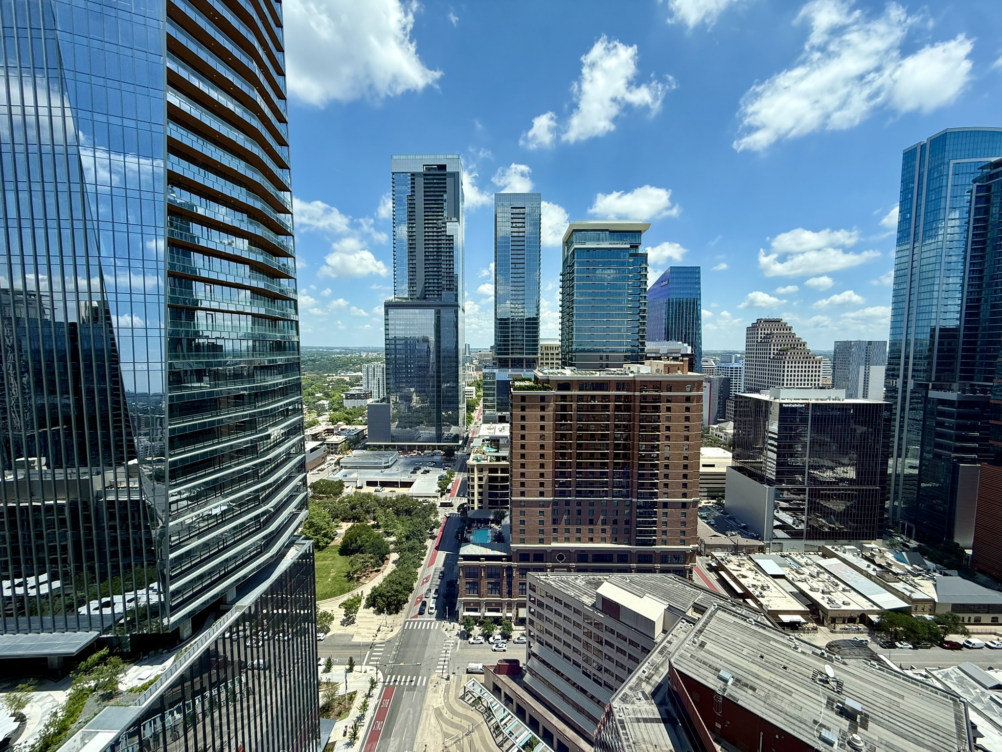 210 Lavaca Street, Unit 2809 Austin, TX 78701 - Photo 6 of 17 Unobstructed views across the vibrant cityscape from a premier high-rise residence.