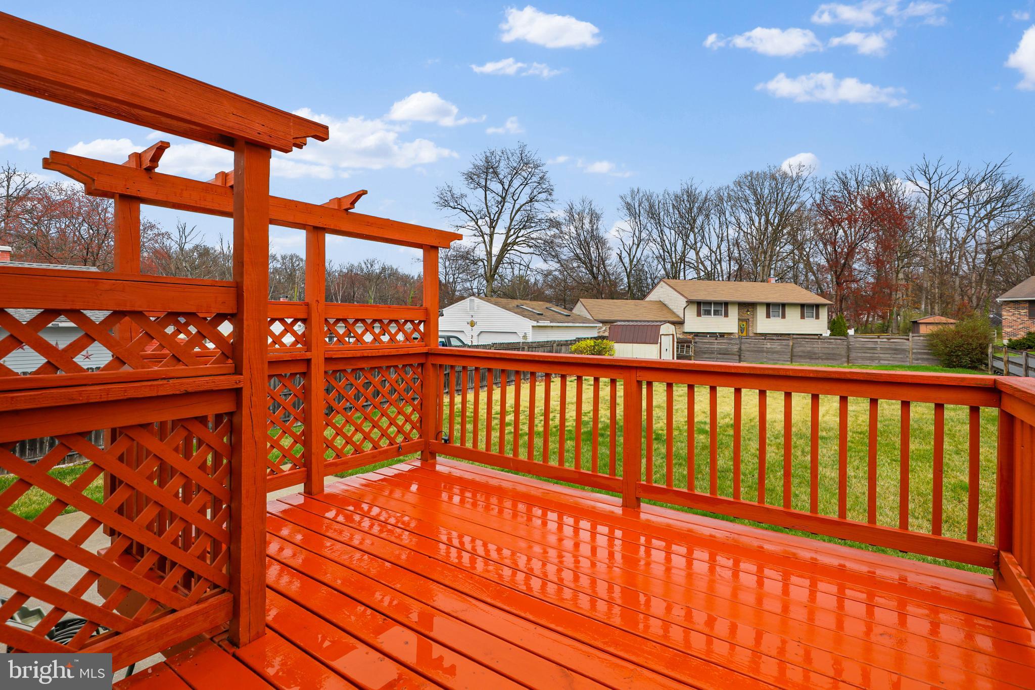1330 Spring Avenue Rosedale, MD 21237 - Photo 20 of 26 Recently stained Deck overlooking the Backyard.