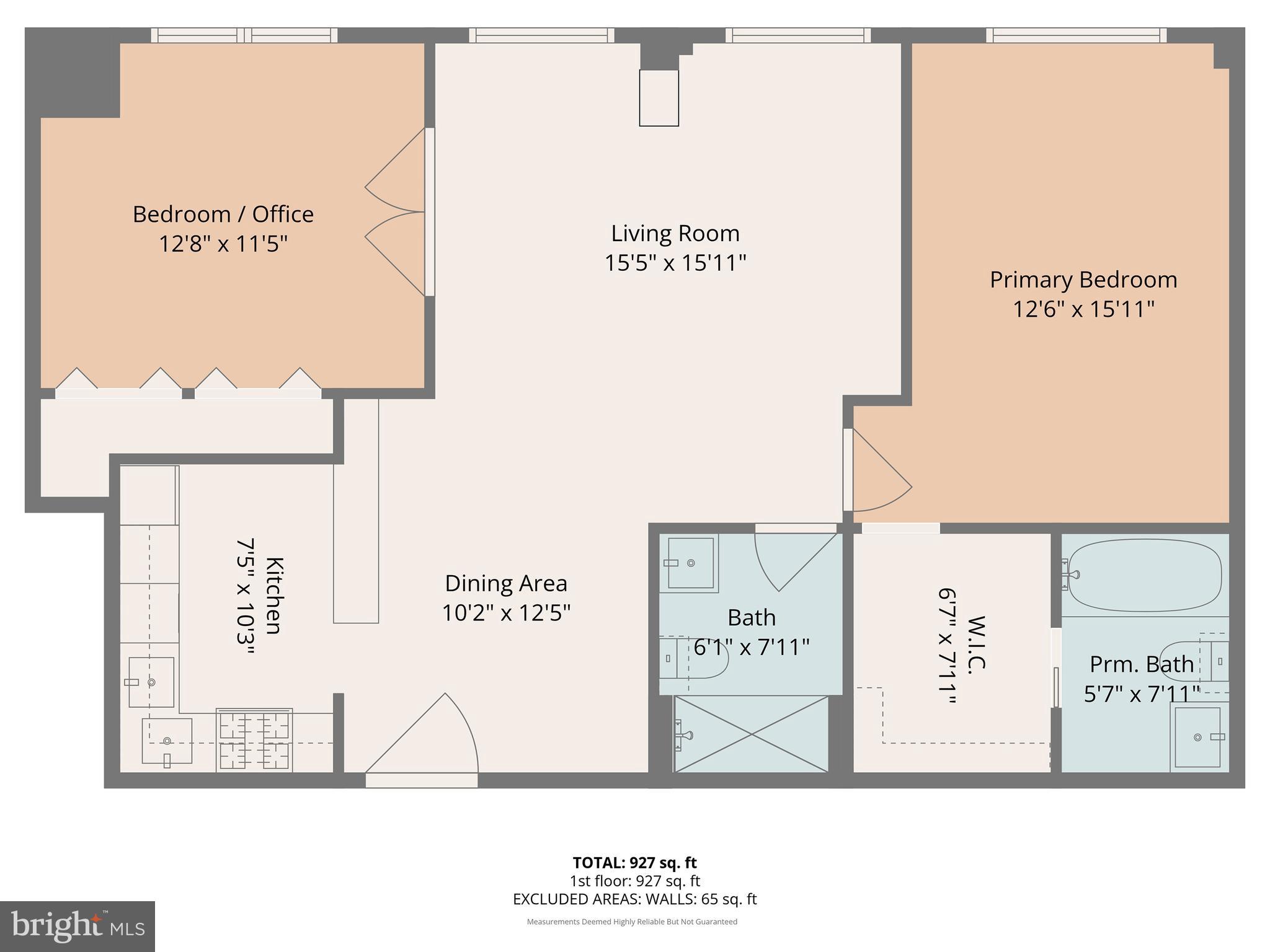 2829 Connecticut Avenue Northwest, Unit 103 Washington, DC 20008 - Photo 33 of 33 Floor plan