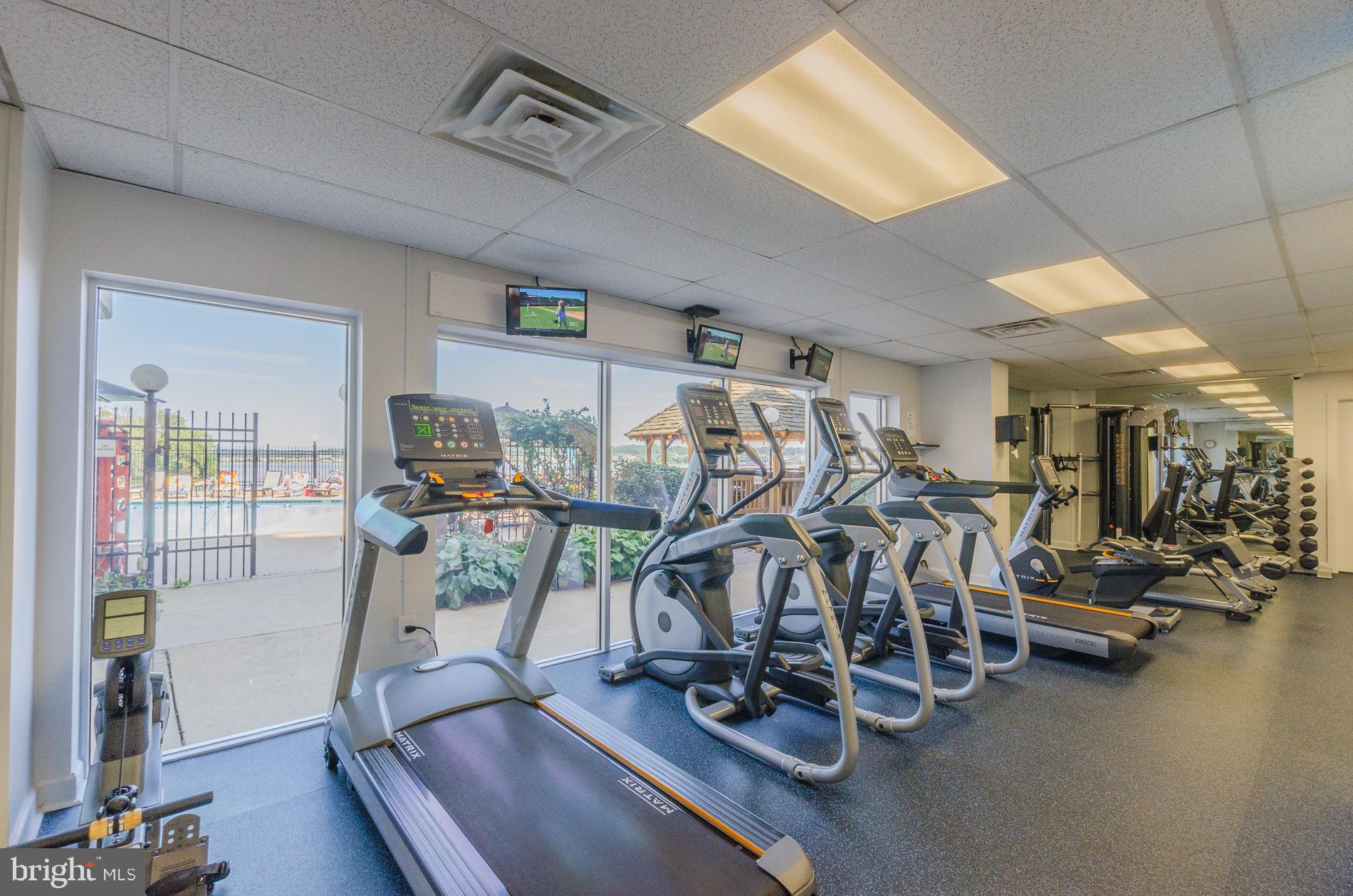 501 Slaters Lane, Unit 502 Alexandria, VA 22314 - Photo 14 of 24 FitnessCenter with view of pool