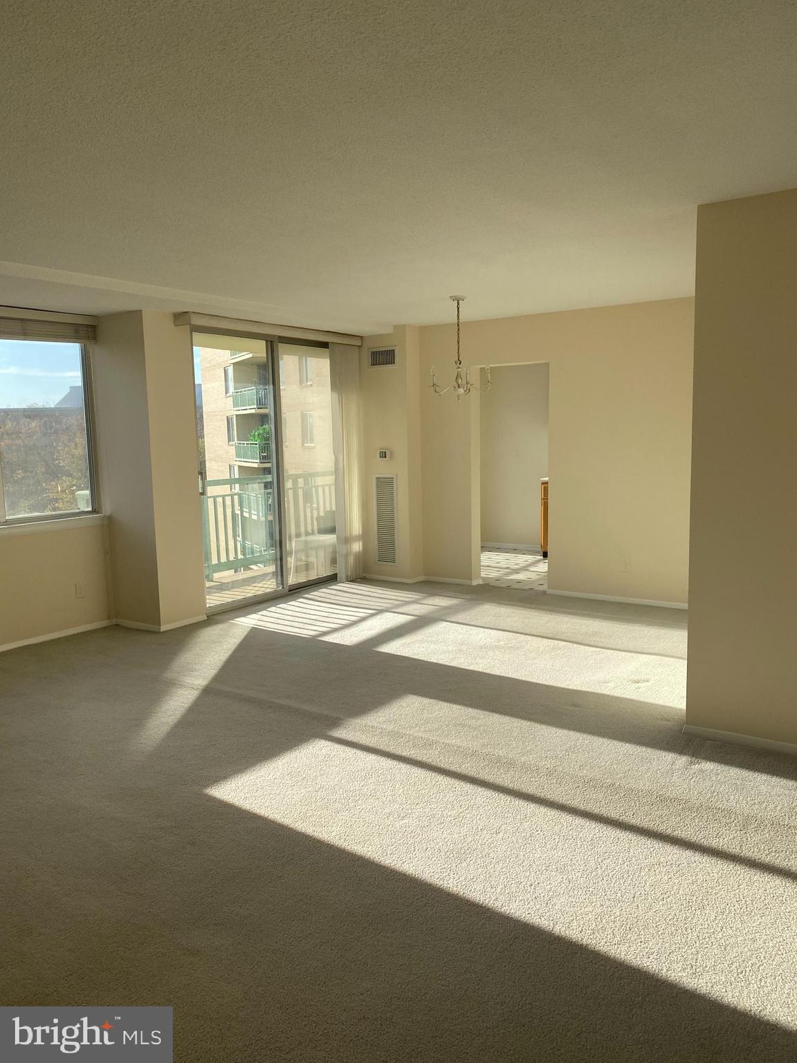 501 Slaters Lane, Unit 502 Alexandria, VA 22314 - Photo 18 of 24 View from Living room to dining room