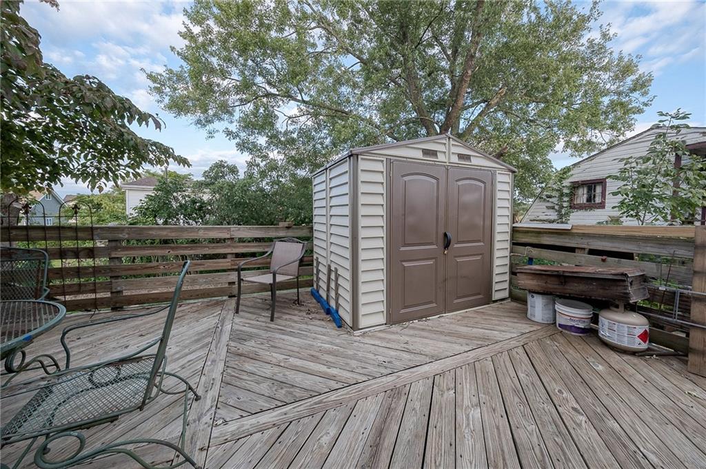 109 2nd Street Butler, PA 16001 - Photo 38 of 44 Back Patio with 2nd shed