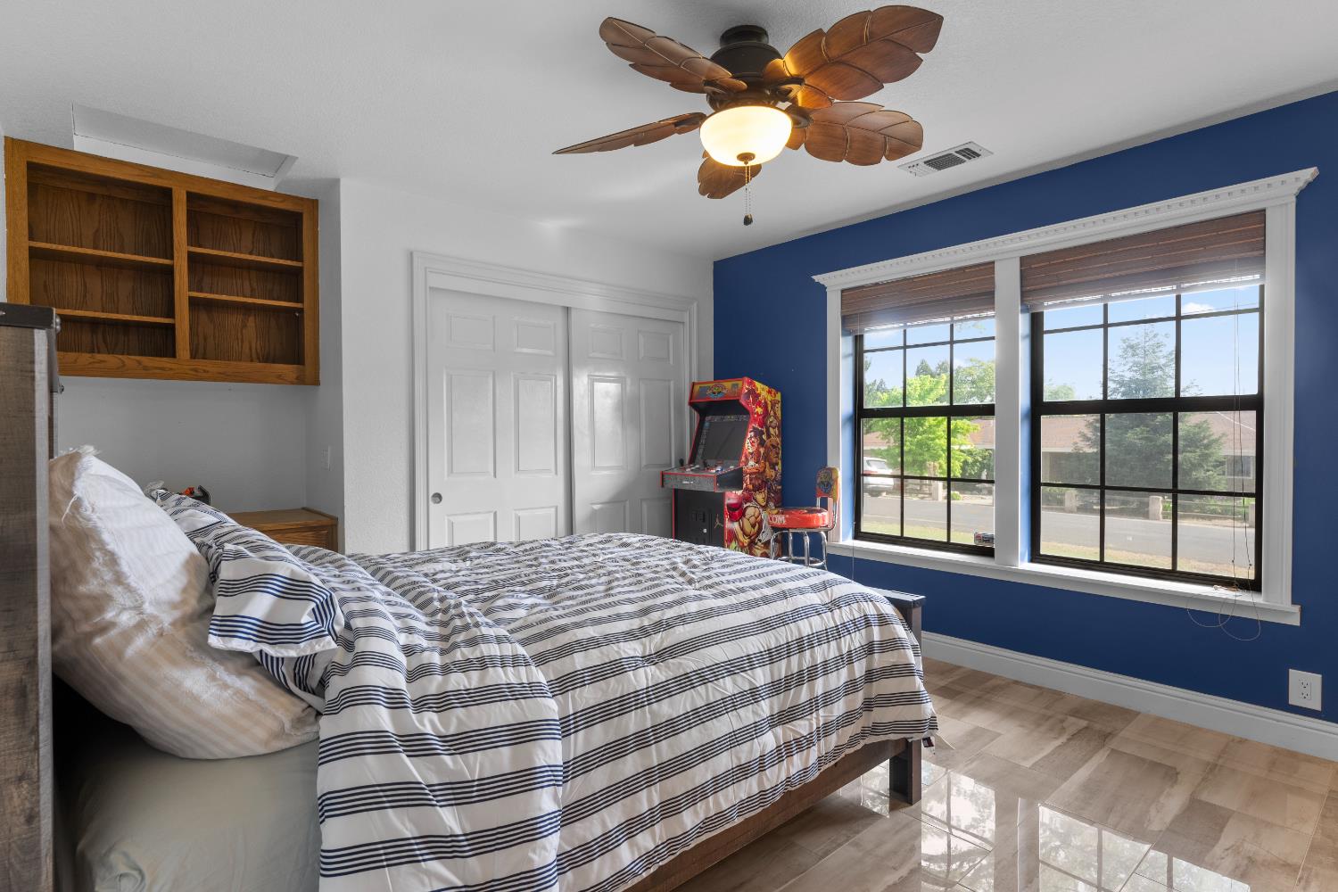 1801 Arroyo Drive Auburn, CA 95603 - Photo 36 of 68 a bedroom with a bed and a window