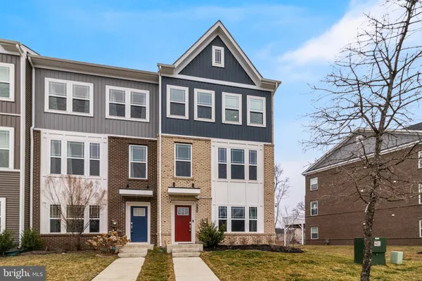 a front view of a building with street