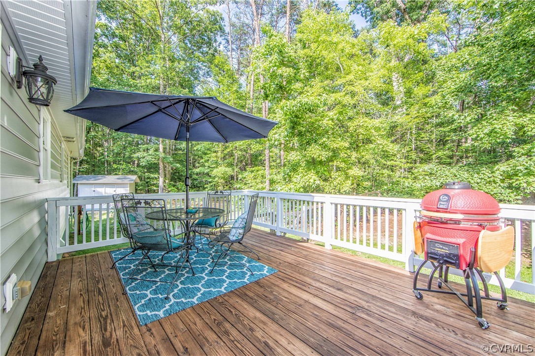1934 Bumpass Road Bumpass, VA 23024 - Photo 6 of 43 Large deck is accessed from the Kitchen/Dining are