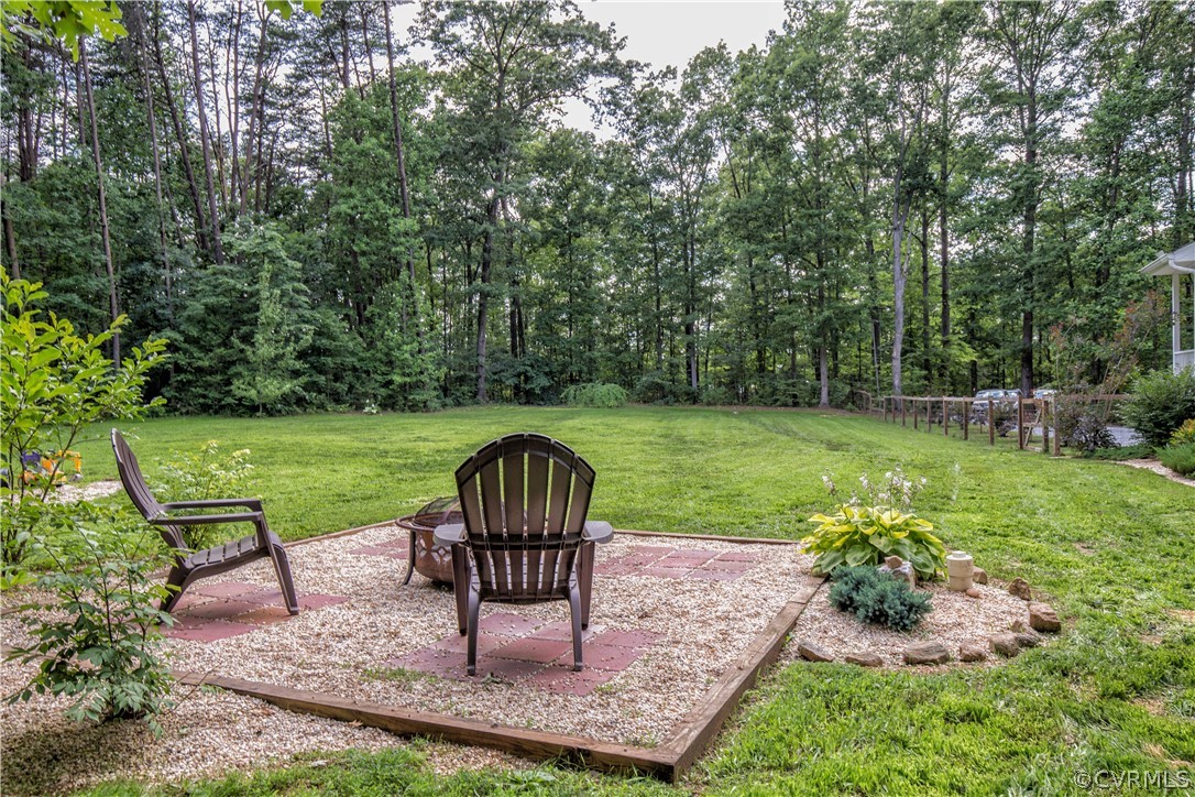 1934 Bumpass Road Bumpass, VA 23024 - Photo 9 of 43 Patio with firepit