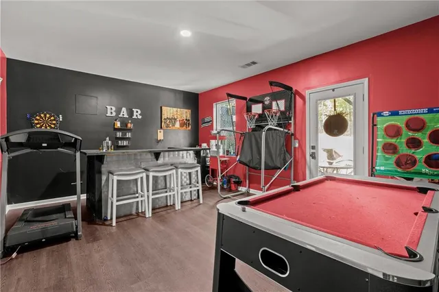 a room with furniture and window