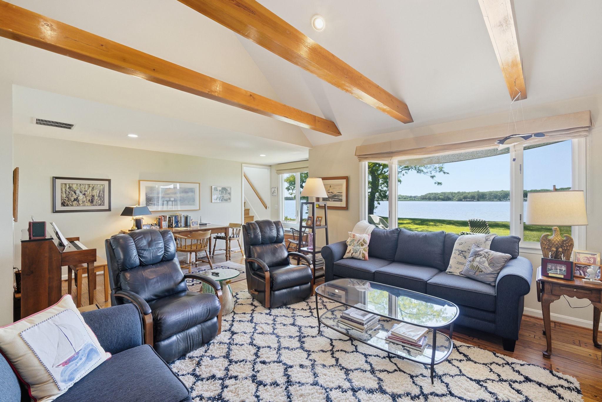 202 Royston Shores Road Chestertown, MD 21620 - Photo 20 of 72 Living Room with amazing view of the river!