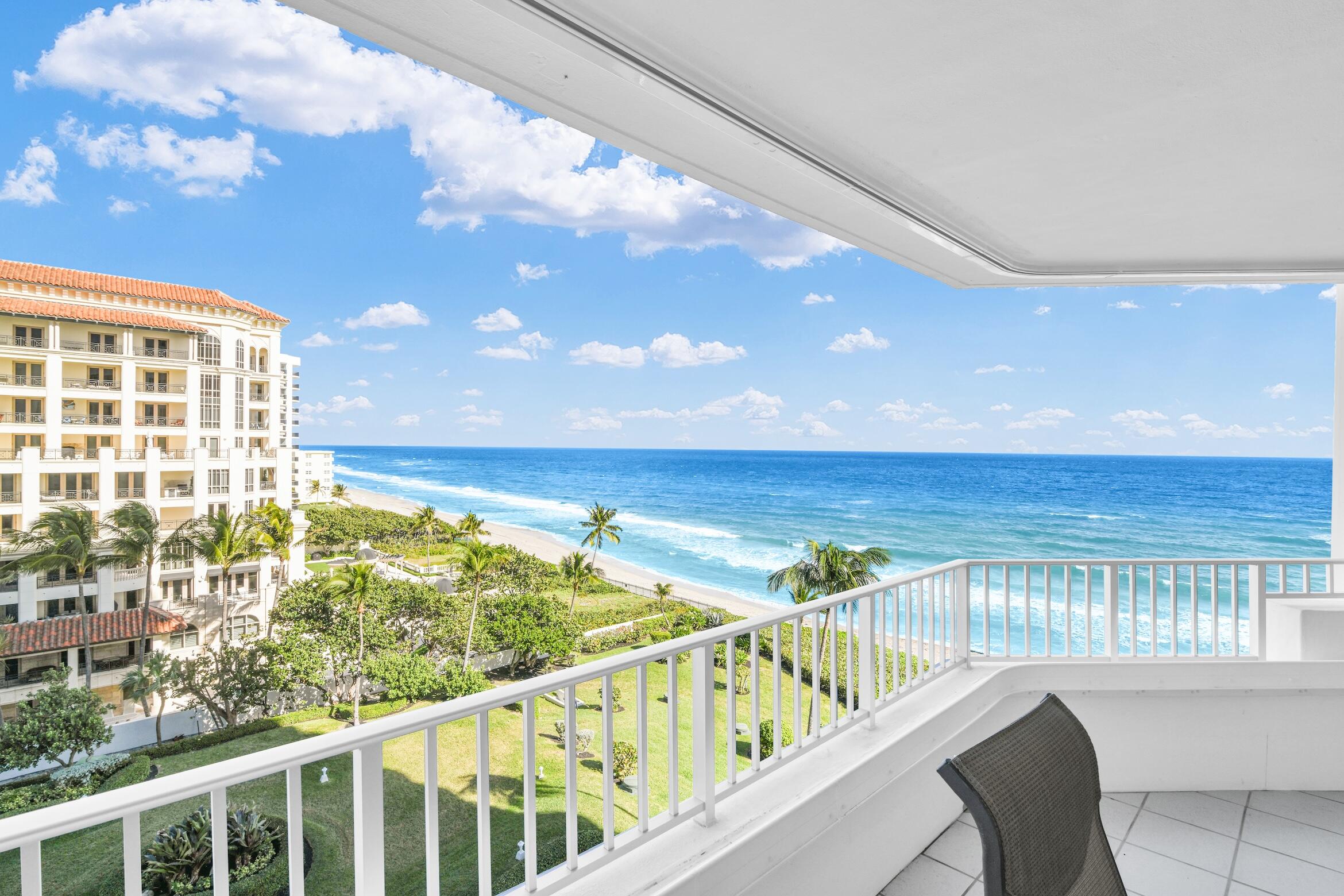 500 South Ocean Boulevard, Unit 803 Boca Raton, FL 33432 - Photo 20 of 72 a view of balcony with furniture