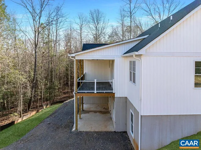 a view of backyard with outdoor space