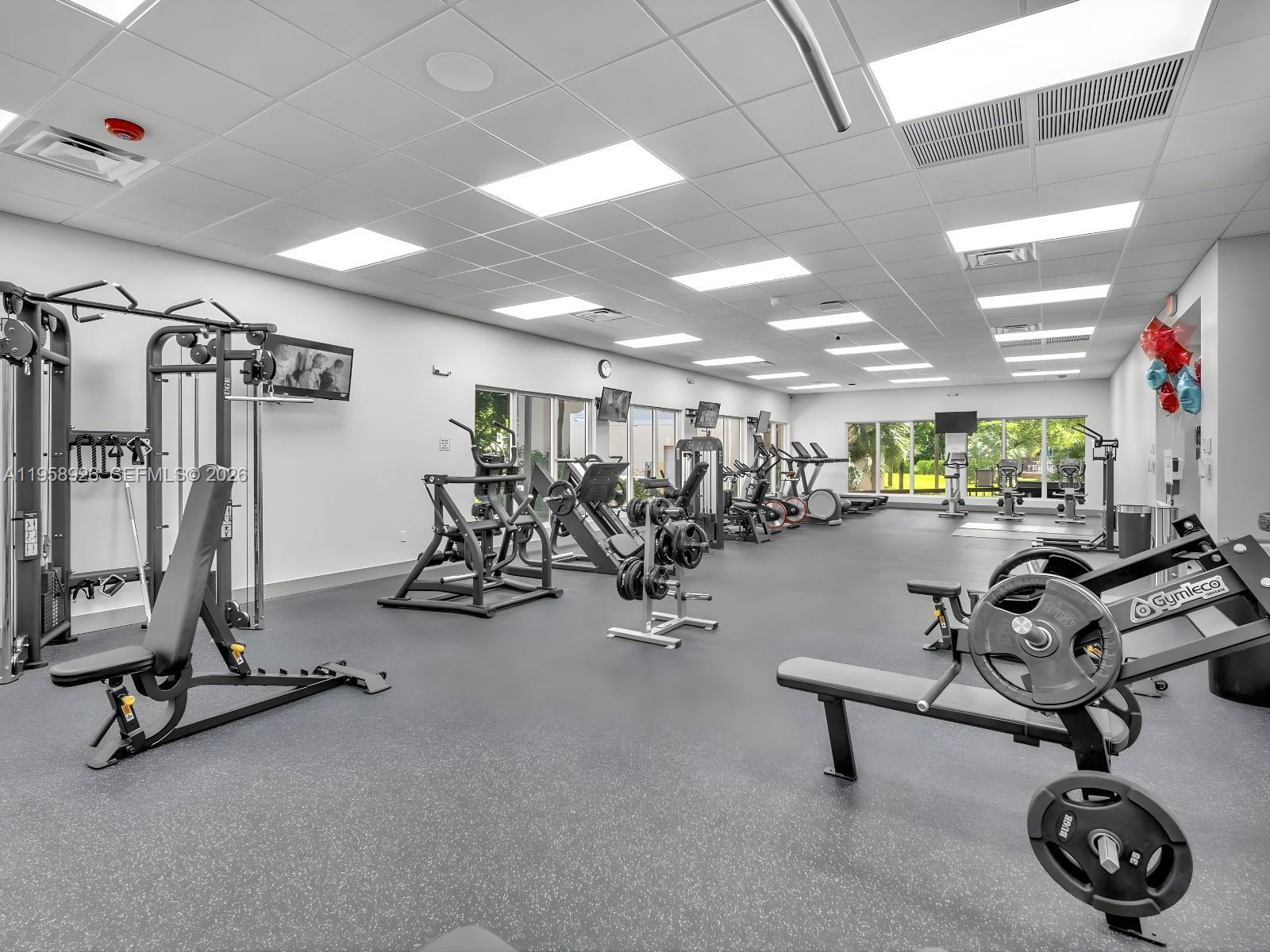 17021 North Bay Road, Unit 706 Sunny Isles Beach, FL 33160 - Photo 13 of 14 a view of a room with gym equipment