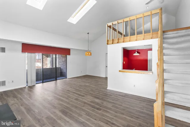 a view of an front door