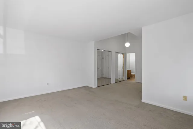 a view of an empty room