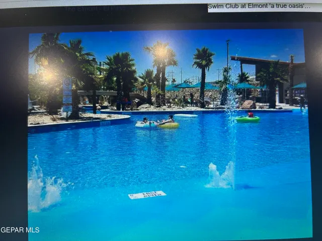 an aerial view of a house with a outdoor space