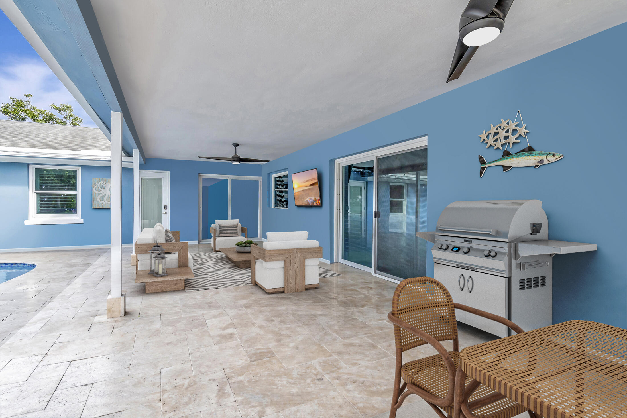 3623 Lone Pine Road Delray Beach, FL 33445 - Photo 56 of 95 Virtual Stage, Patio