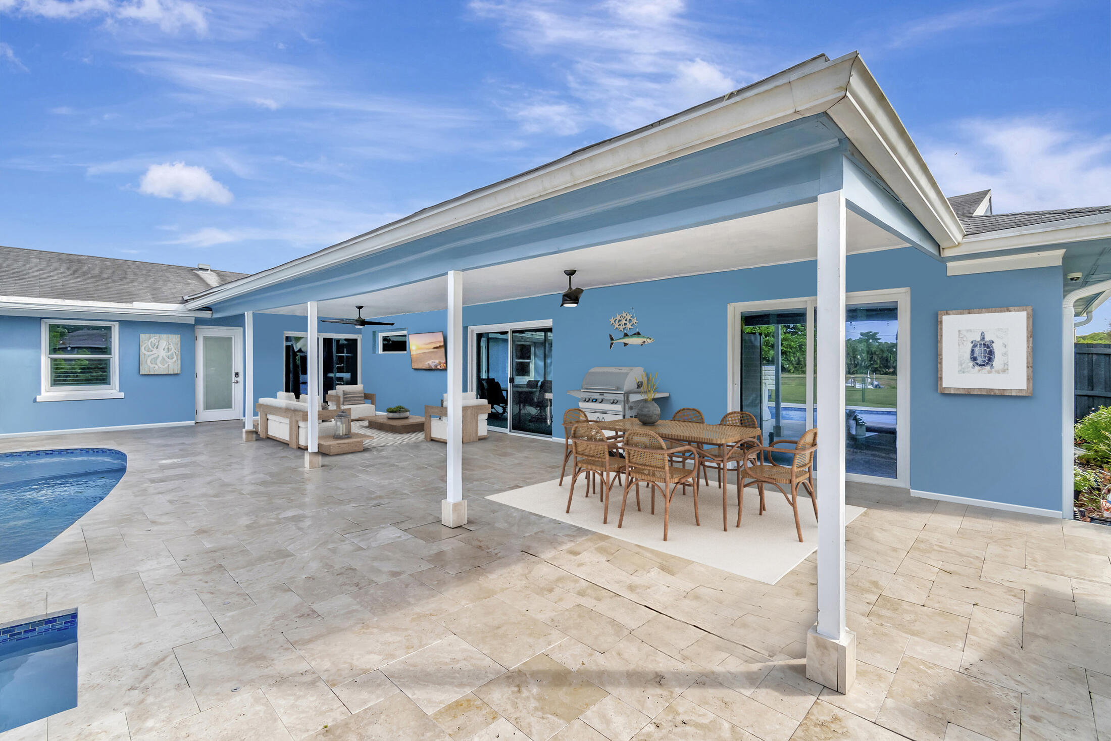 3623 Lone Pine Road Delray Beach, FL 33445 - Photo 58 of 95 Virtual Stage, Patio