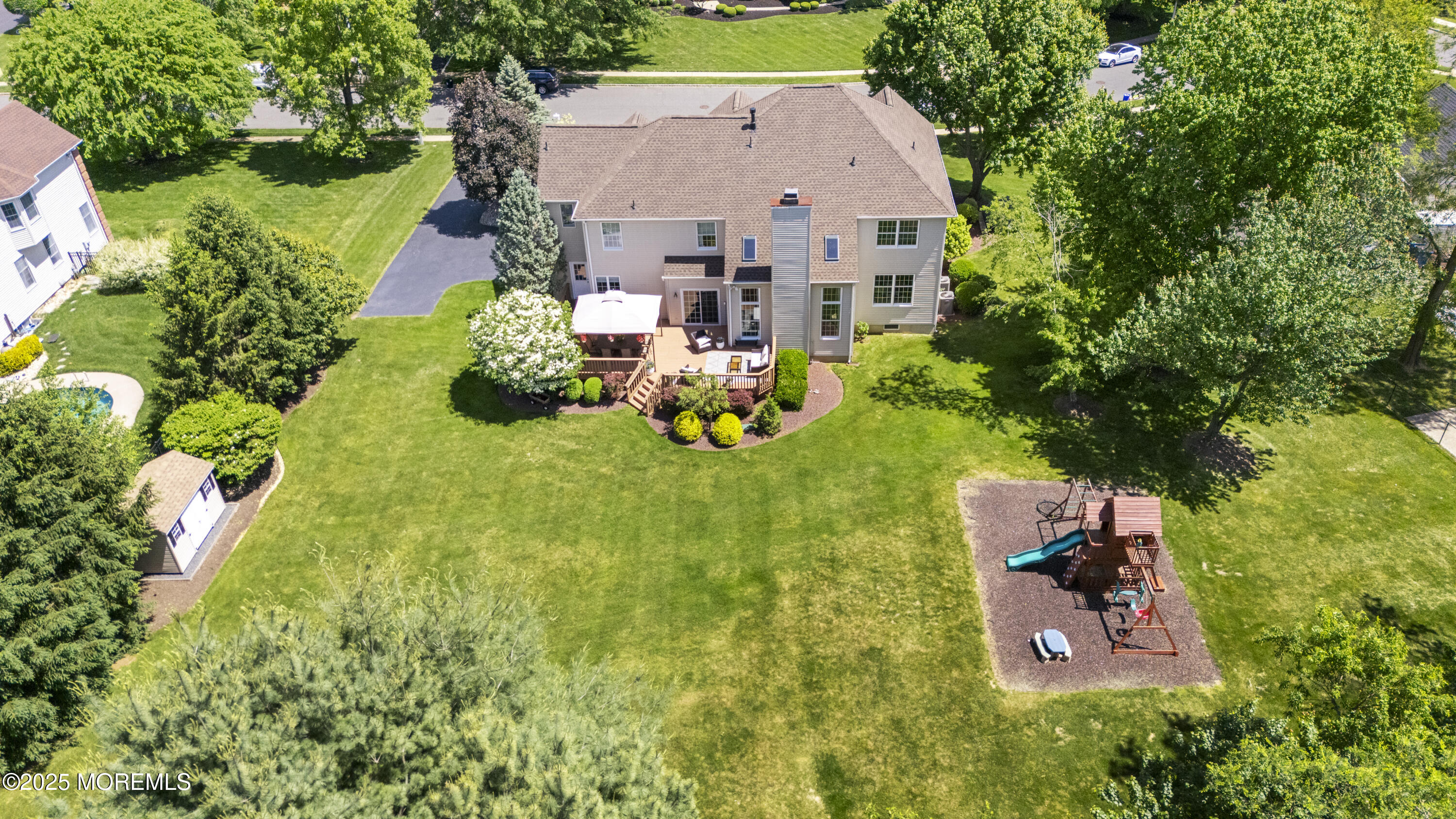 240 Bennington Road Freehold, NJ 07728 - Photo 44 of 49 Backyard sits on 1 acre
