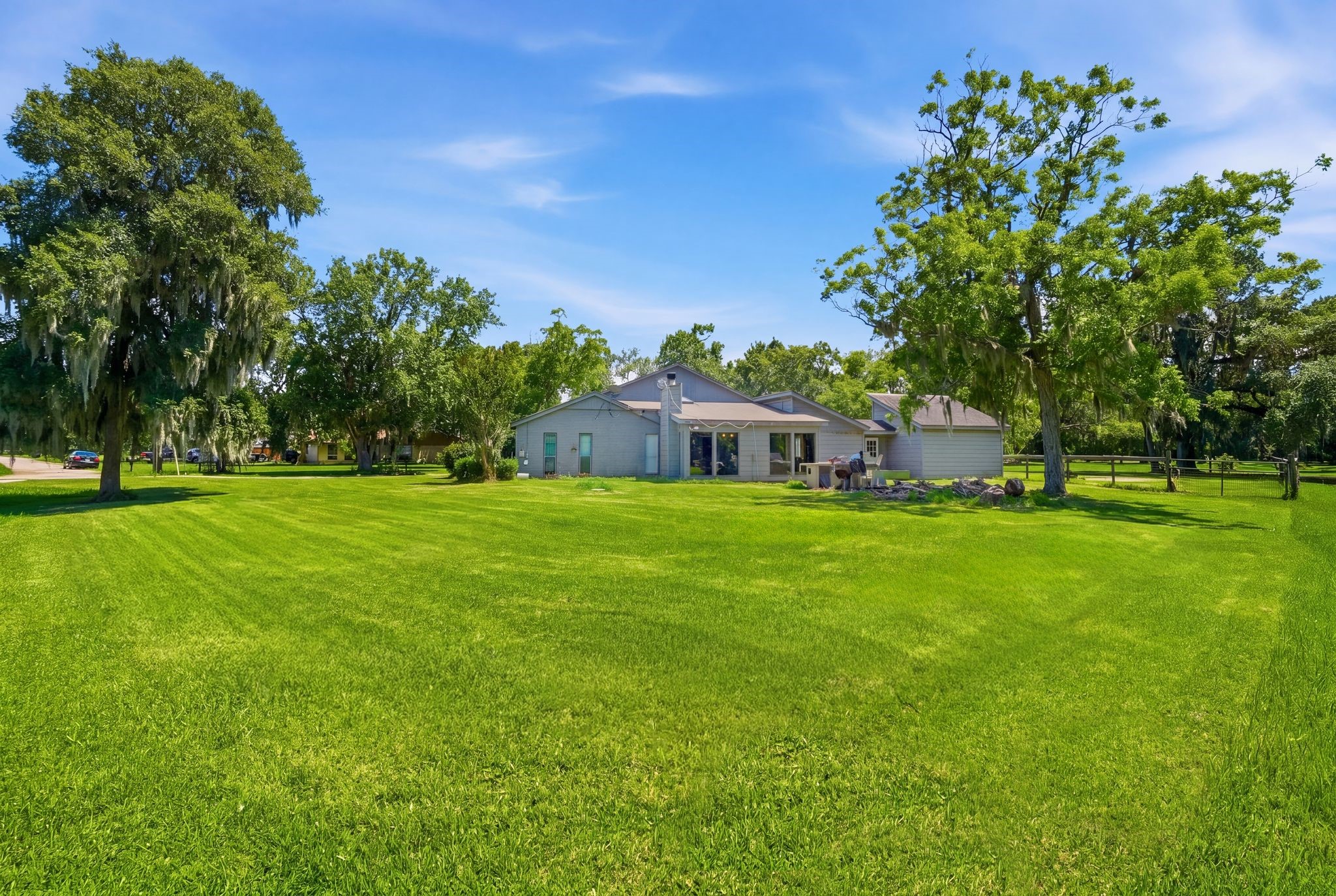 151 Tweedy Lane Sweeny, TX 77480 - Photo 6 of 50 Backyard view of the home