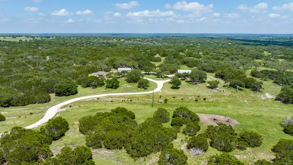 a view of a lush green field