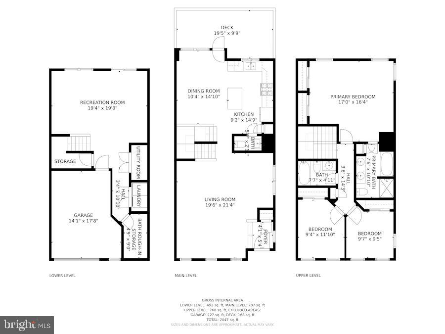 2526 James Monroe Circle Herndon, VA 20171 - Photo 33 of 33 Floor Plan