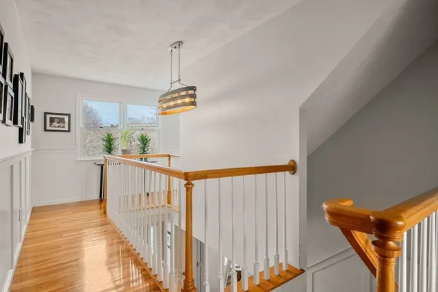 a workspace with furniture and a window