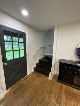 a view of a entryway door of the house