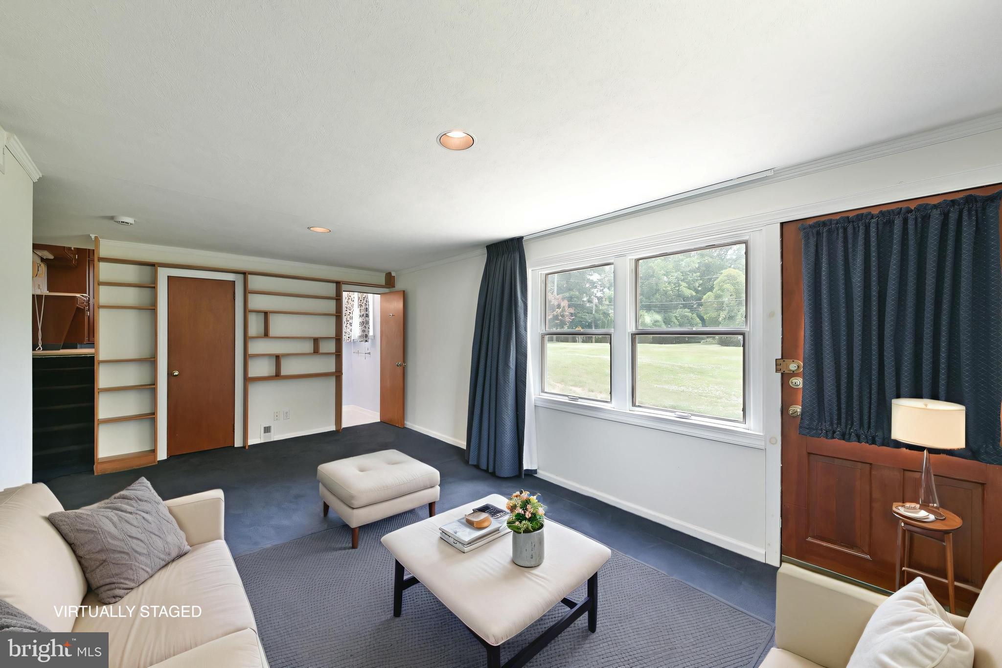 1133 Ballytore Road Huntingdon Valley, PA 19006 - Photo 21 of 38 Family Room w Patio Access Virtually Staged