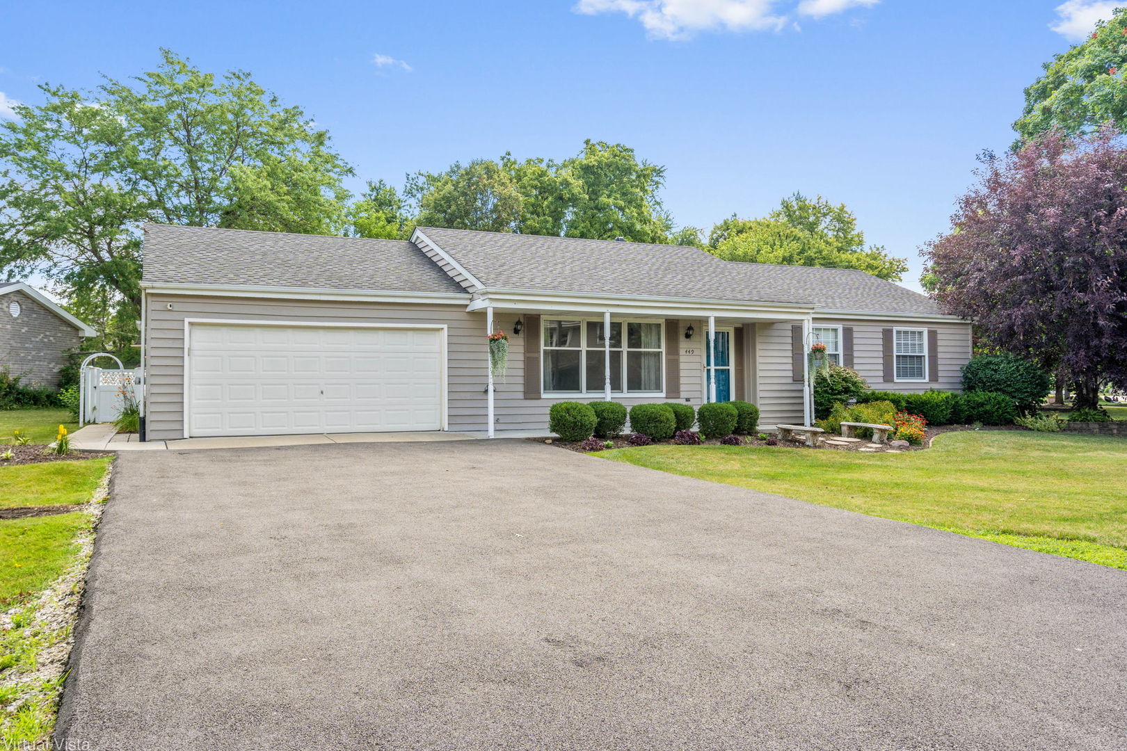 449 Ohio Road Frankfort, IL 60423 - Photo 25 of 25 a front view of a house with a yard and garage