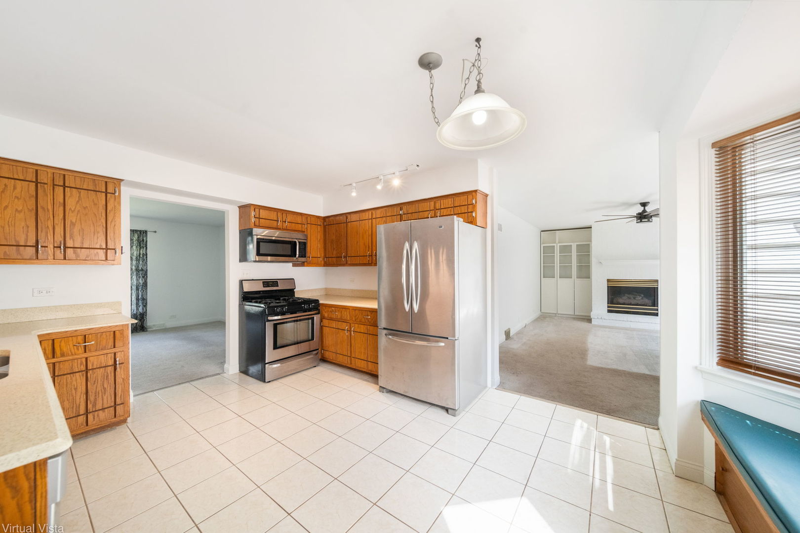 449 Ohio Road Frankfort, IL 60423 - Photo 8 of 25 a kitchen with stainless steel appliances granite countertop a refrigerator and a stove top oven